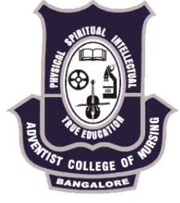Adventist College of Nursing Bangalore Logo