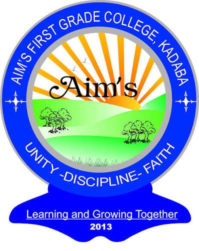 Aims First Grade College Kadaba, Puttur Logo