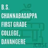 B S Channabasappa First Grade College Davangere Logo