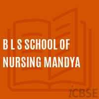 B.L.S. School of Nursing Mandya Logo