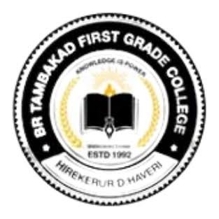 B.R. Tambakad Arts, Commerce and Science First Grade College Hirekerur Logo