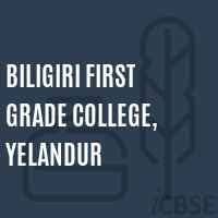Biligiri First Grade College Yelandur Logo