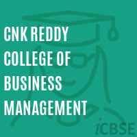 C.N.K. Reddy College of Business Management Bangalore