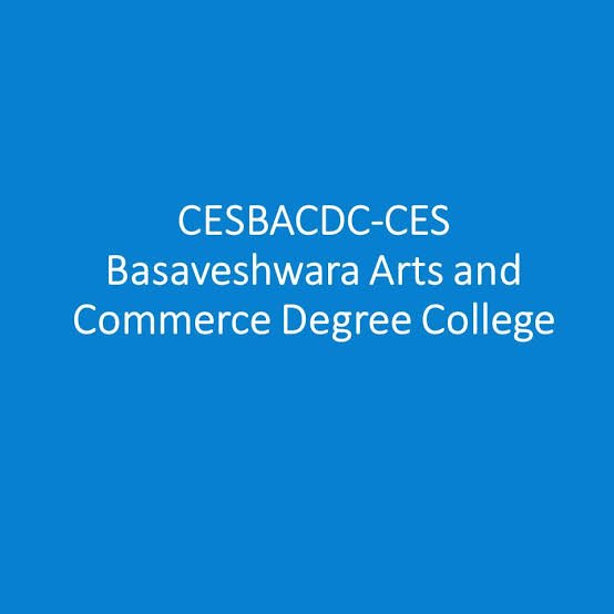 CES Basaveshwara Arts and Commerce Degree College Yadgir Logo