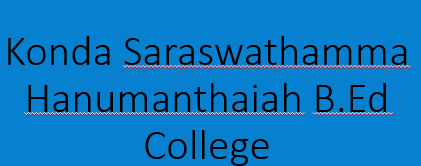 Konda Saraswathamma Hanumanthayya B.Ed College Raichur Logo